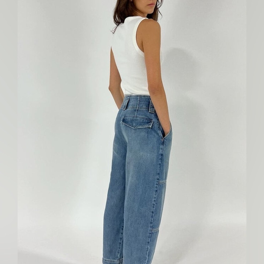 NEW! ETICA Juni Relaxed Barrel Cargo in North Shore 👖 SZ 28 NWT!! - Picture 8 of 10